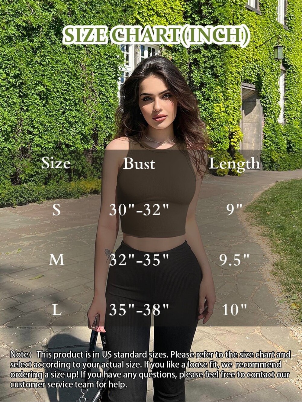 OQQ Seamless Crop Top - Picture 2 of 2